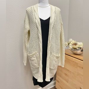 NWT - Cream Knit Cozy Cardigan